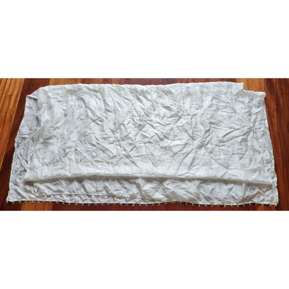 EILEEN FISHER Washed Silk Parachute Scarf Size 77x41'' NWT NIP $158 - Picture 3 of 6